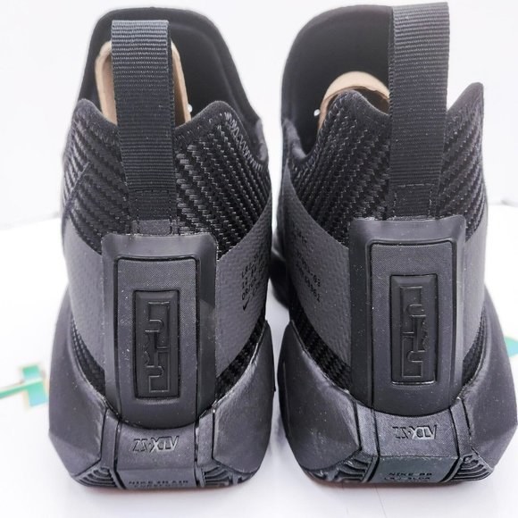LeBron Soldier 14 Men's Triple Black High Top Basketball Shoe Sneaker - Picture 9 of 11